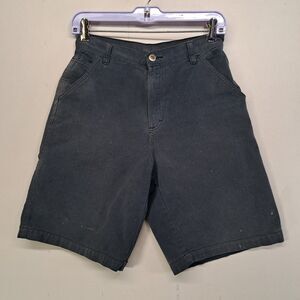 Vintage Quiksilver Carpenter Shorts 28 Baggy Loose Fit Blue Gray Skater